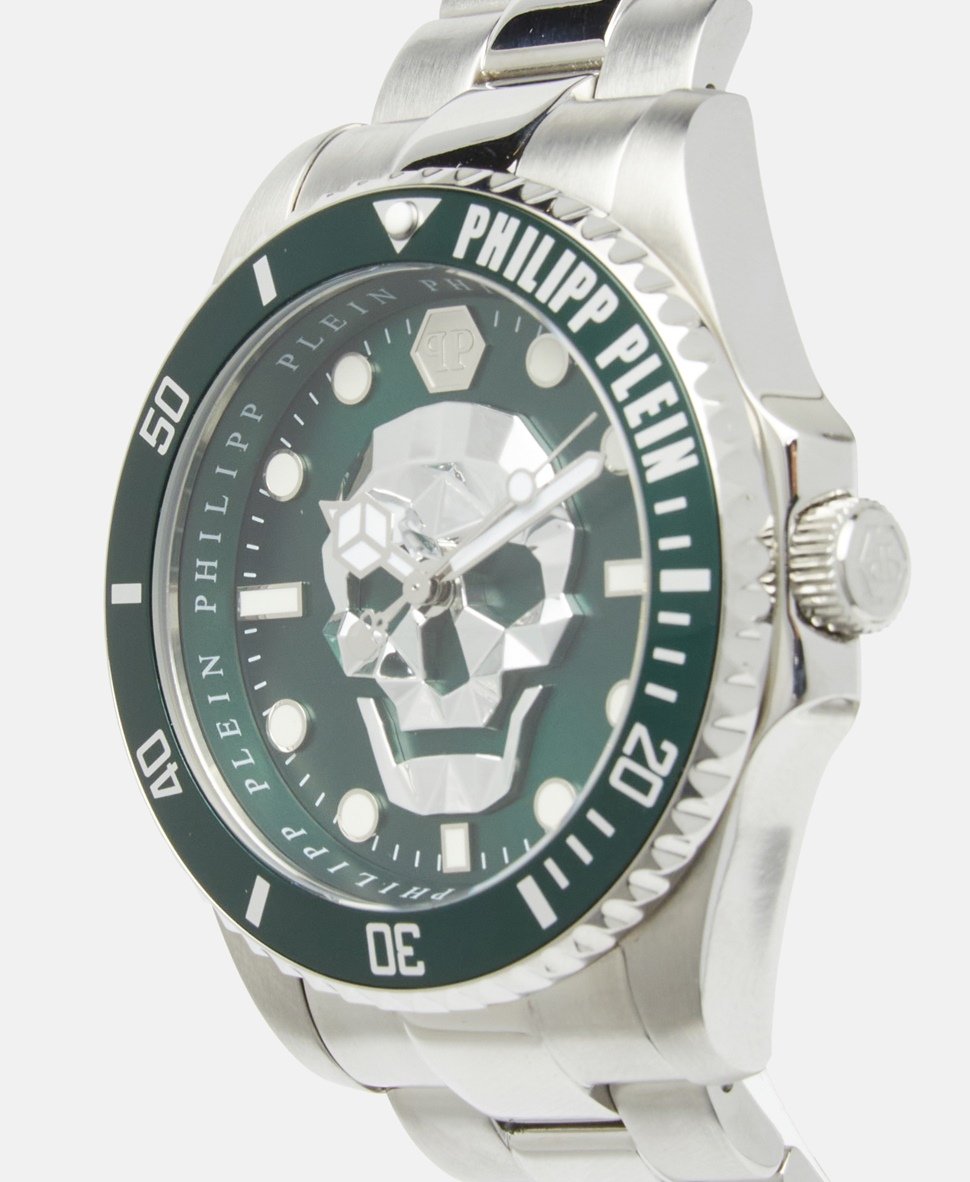 Philipp Plein hodinky Stříbrná 2