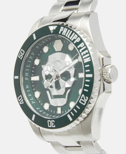 Philipp Plein hodinky Stříbrná 2