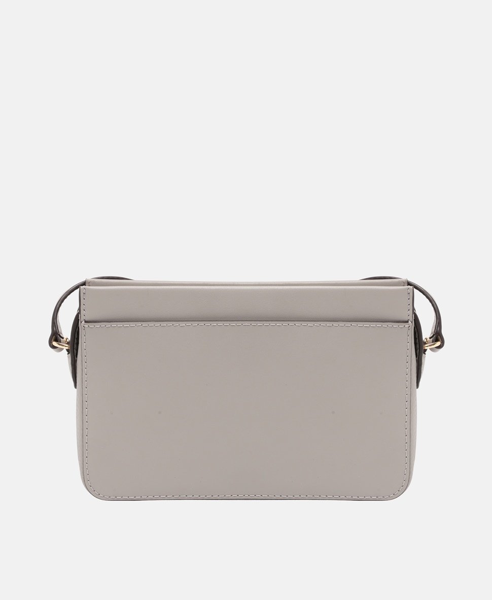 Michael Michael Kors Kožená messenger taška Šedá 4