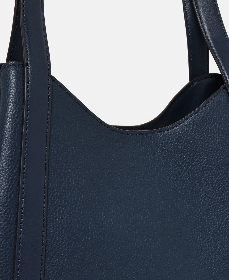 Michael Michael Kors Kožená kabelka přes rameno Tmavě modrá 2