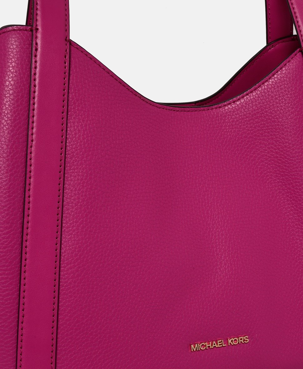 Michael Michael Kors Kožená kabelka přes rameno Bordó 2