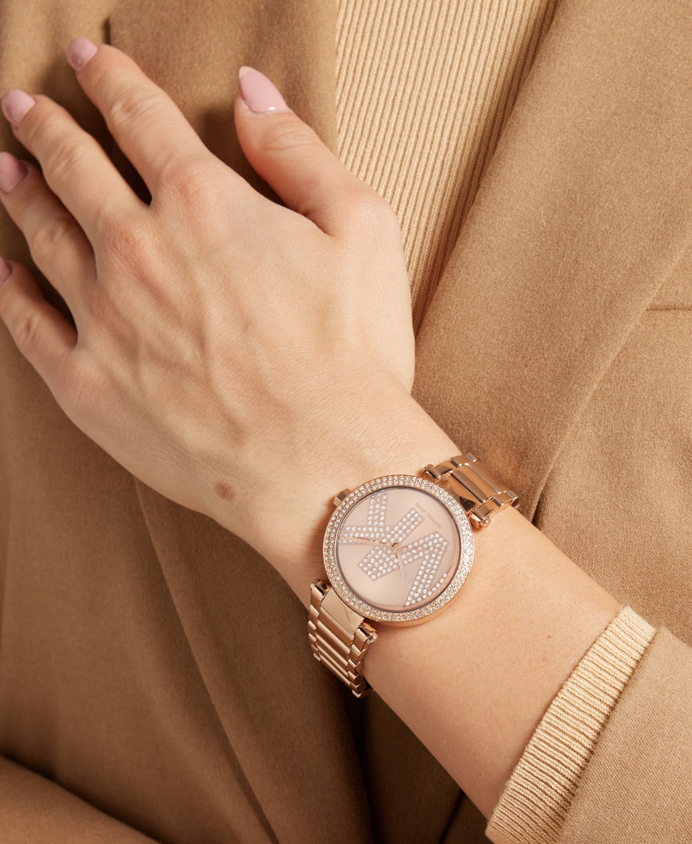 Michael Kors hodinky Růžově zlatá 5