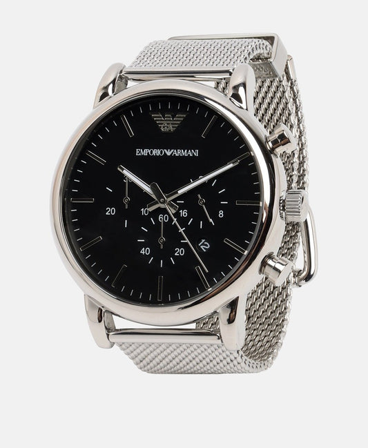 Emporio Armani hodinky Stříbrná 1