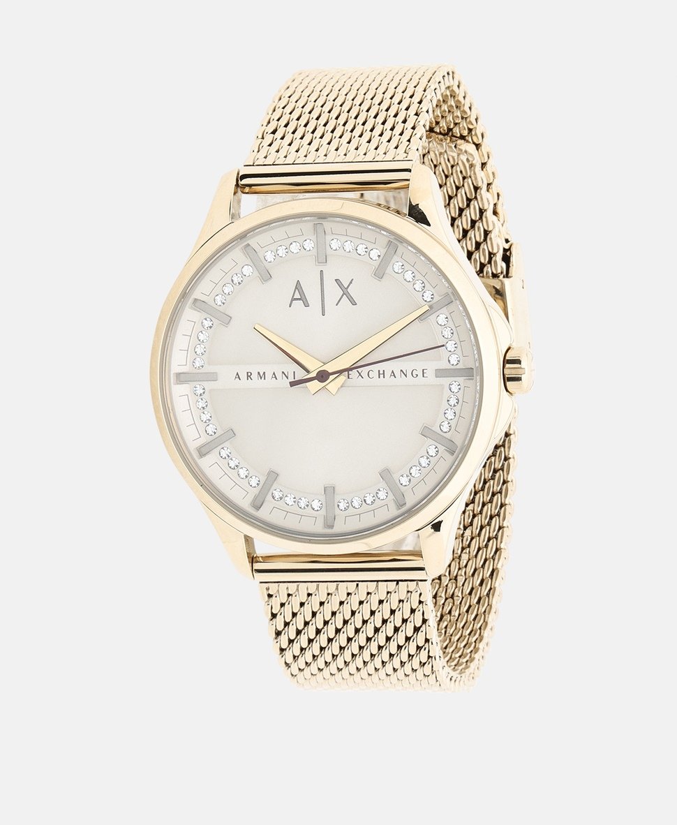 Armani Exchange hodinky Zlatá 1