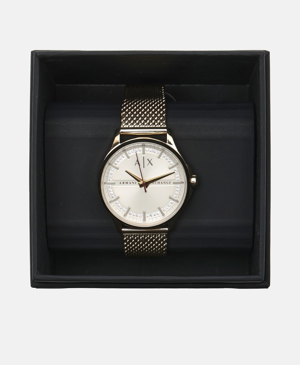 Armani Exchange hodinky Zlatá 4