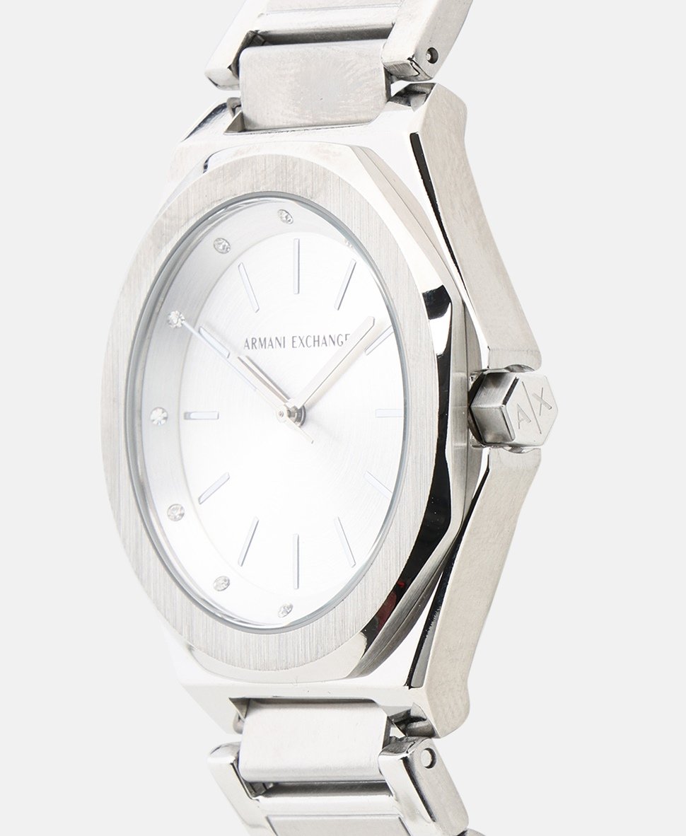 Armani Exchange hodinky Stříbrná 2