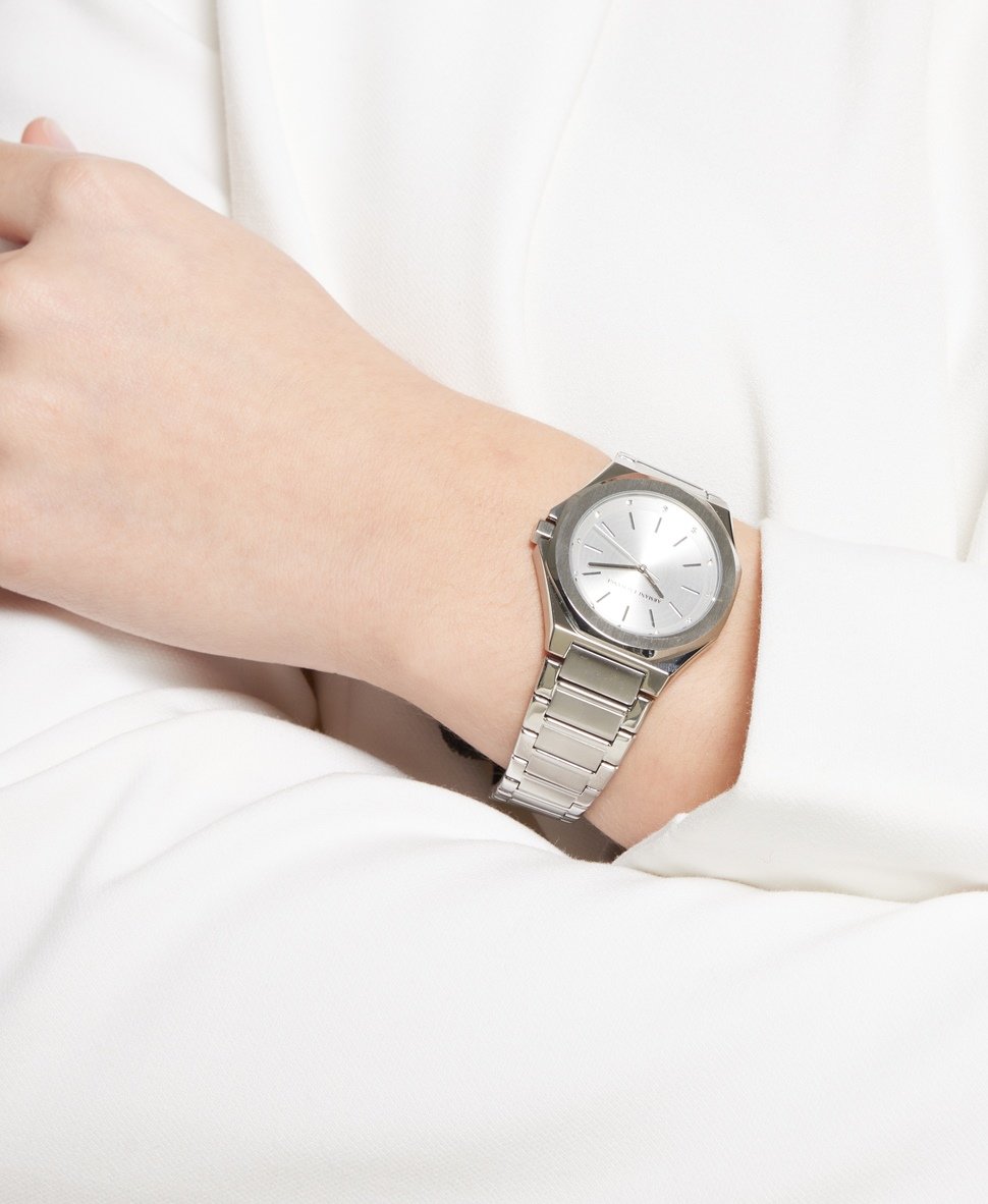 Armani Exchange hodinky Stříbrná 5