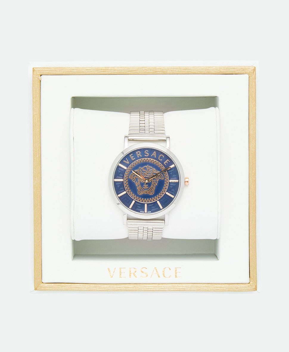 Versace hodinky Stříbrná 4