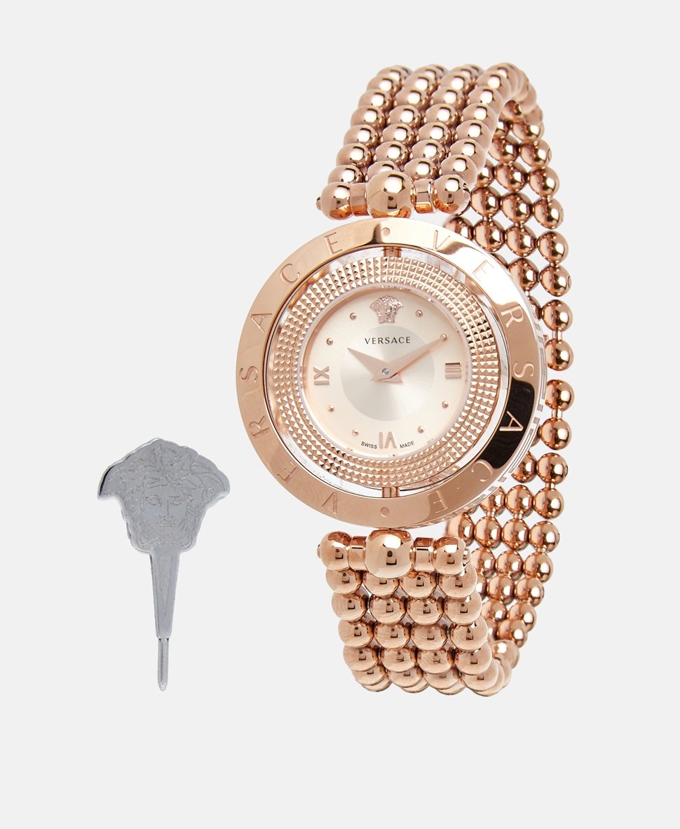 Versace hodinky Růžově zlatá 1