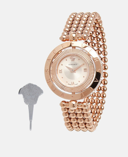 Versace hodinky Růžově zlatá 1