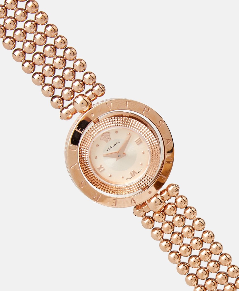 Versace hodinky Růžově zlatá 4