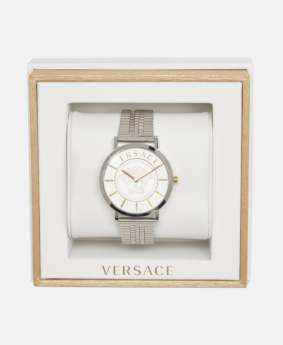 Versace hodinky Stříbrná 4