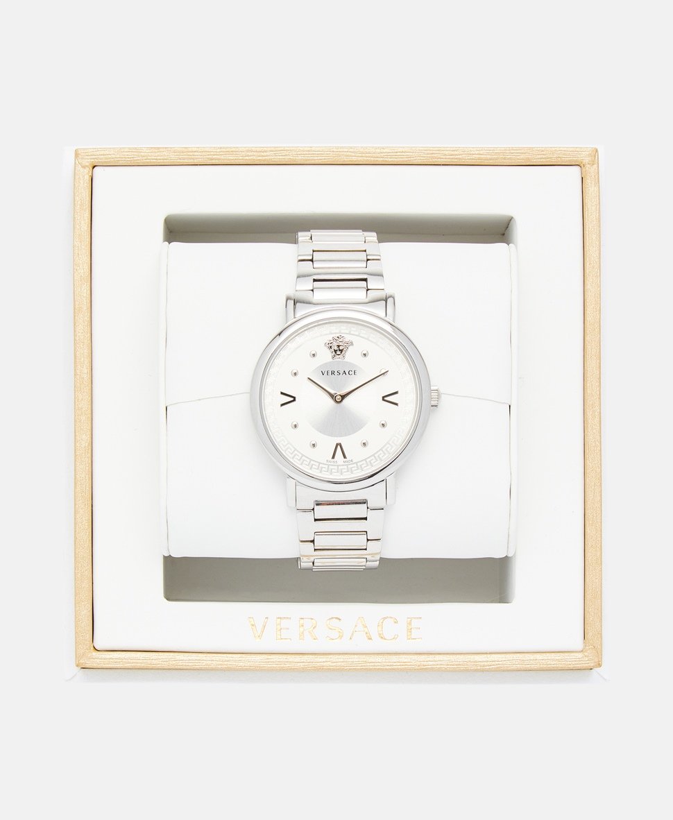 Versace hodinky Stříbrná 4
