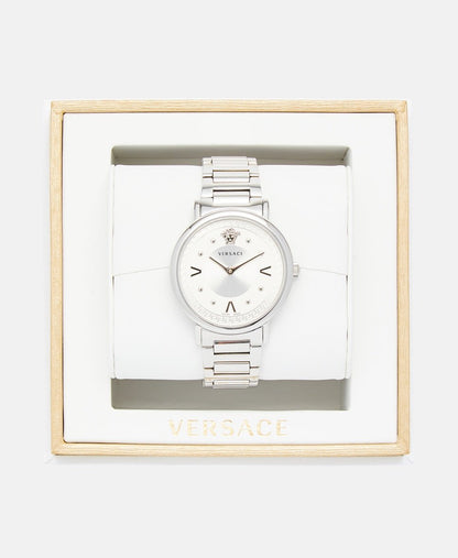 Versace hodinky Stříbrná 4