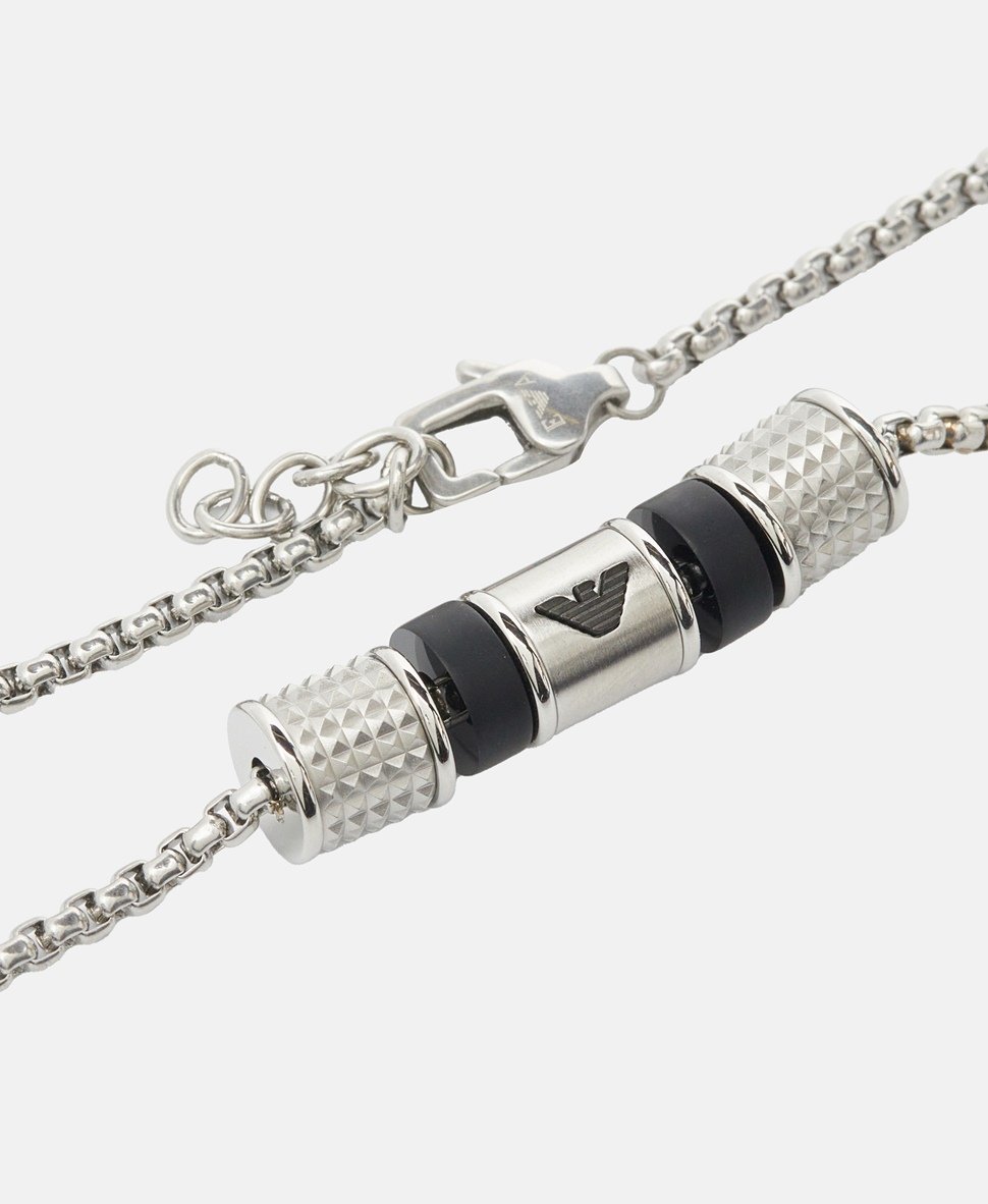 Emporio Armani řetízkový náramek Stříbrná 2