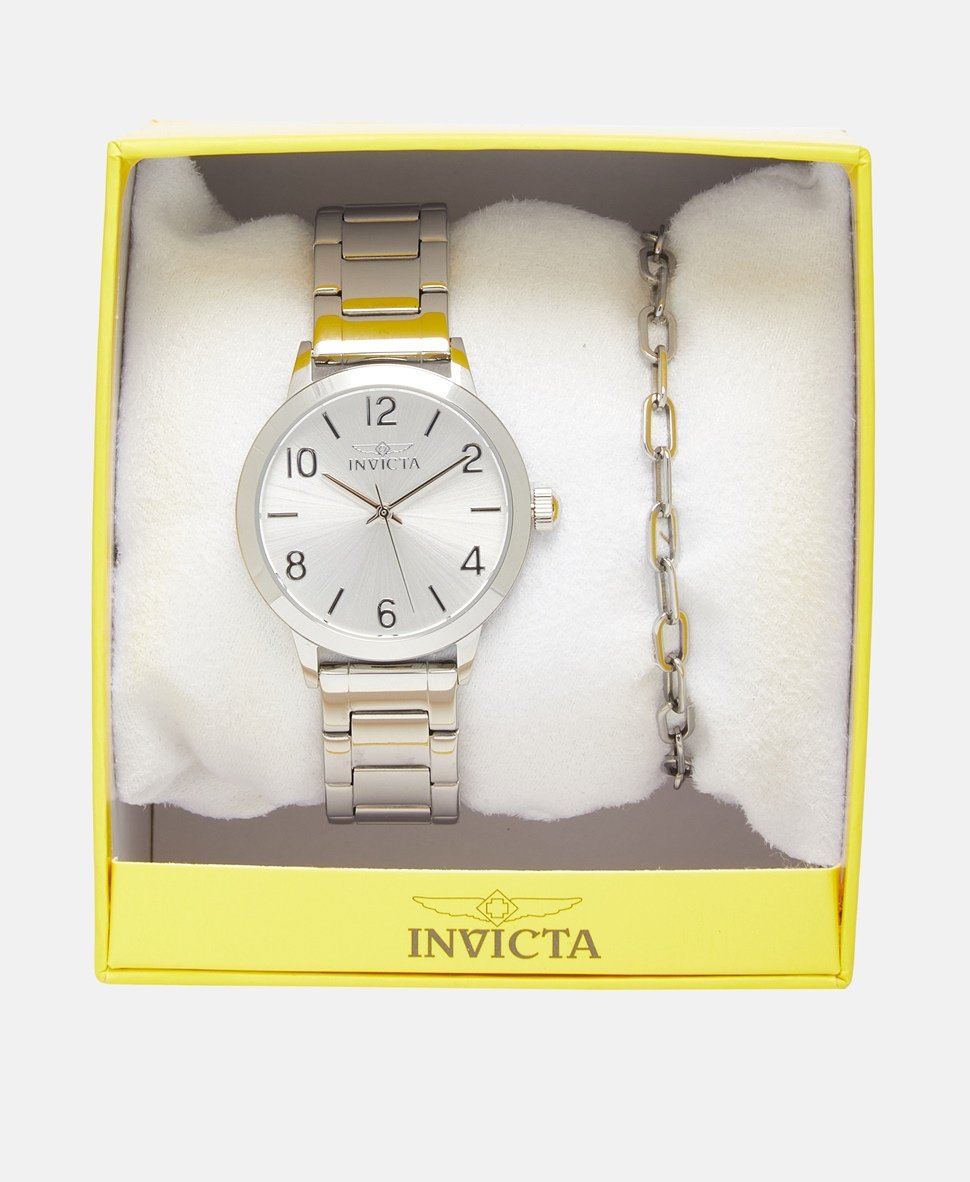 Invicta hodinky Stříbrná 4