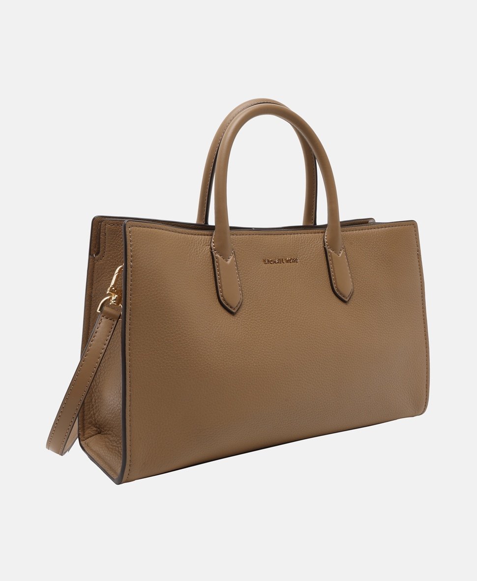 Michael Michael Kors kožená kabelka Camel 1