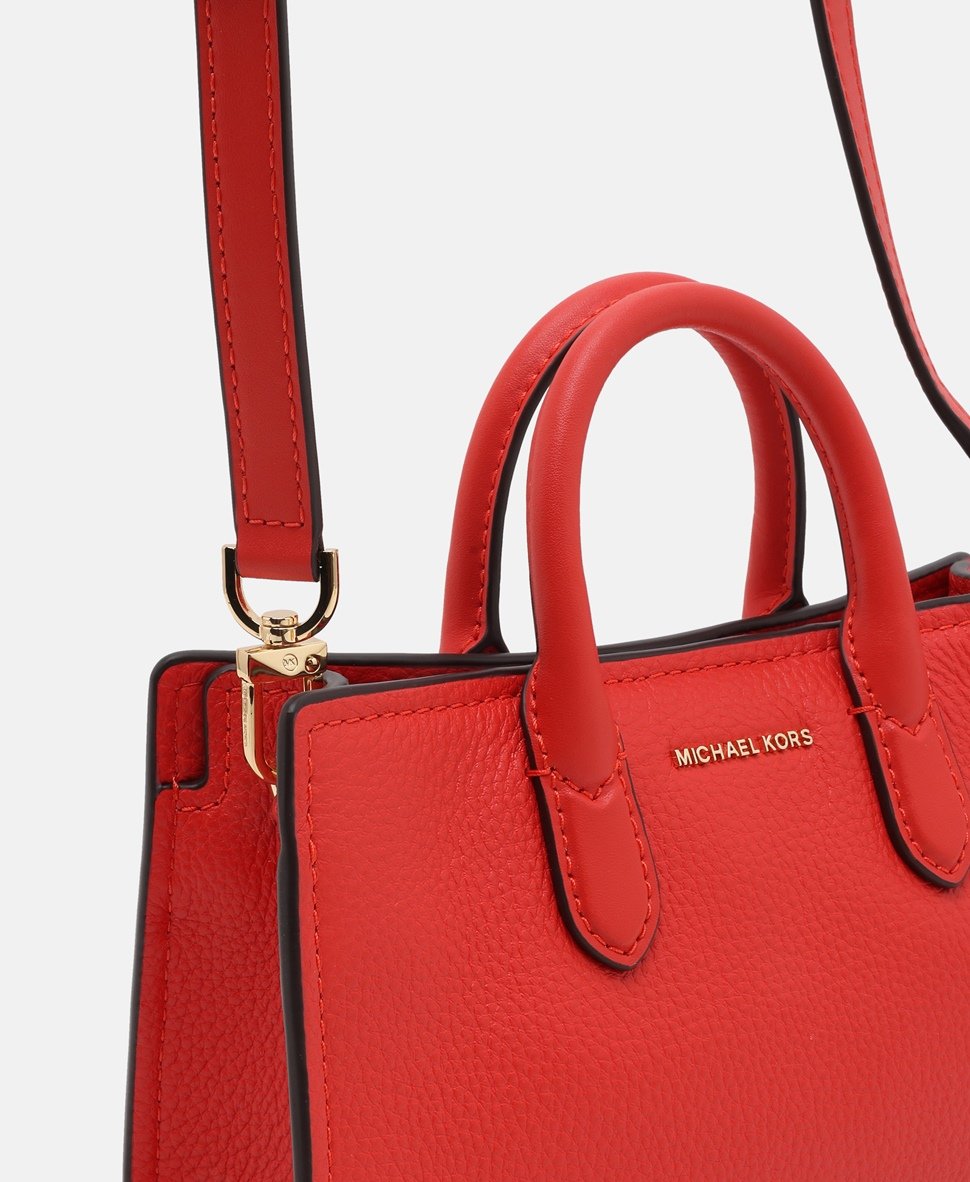 Michael Michael Kors kožená kabelka Červená 2