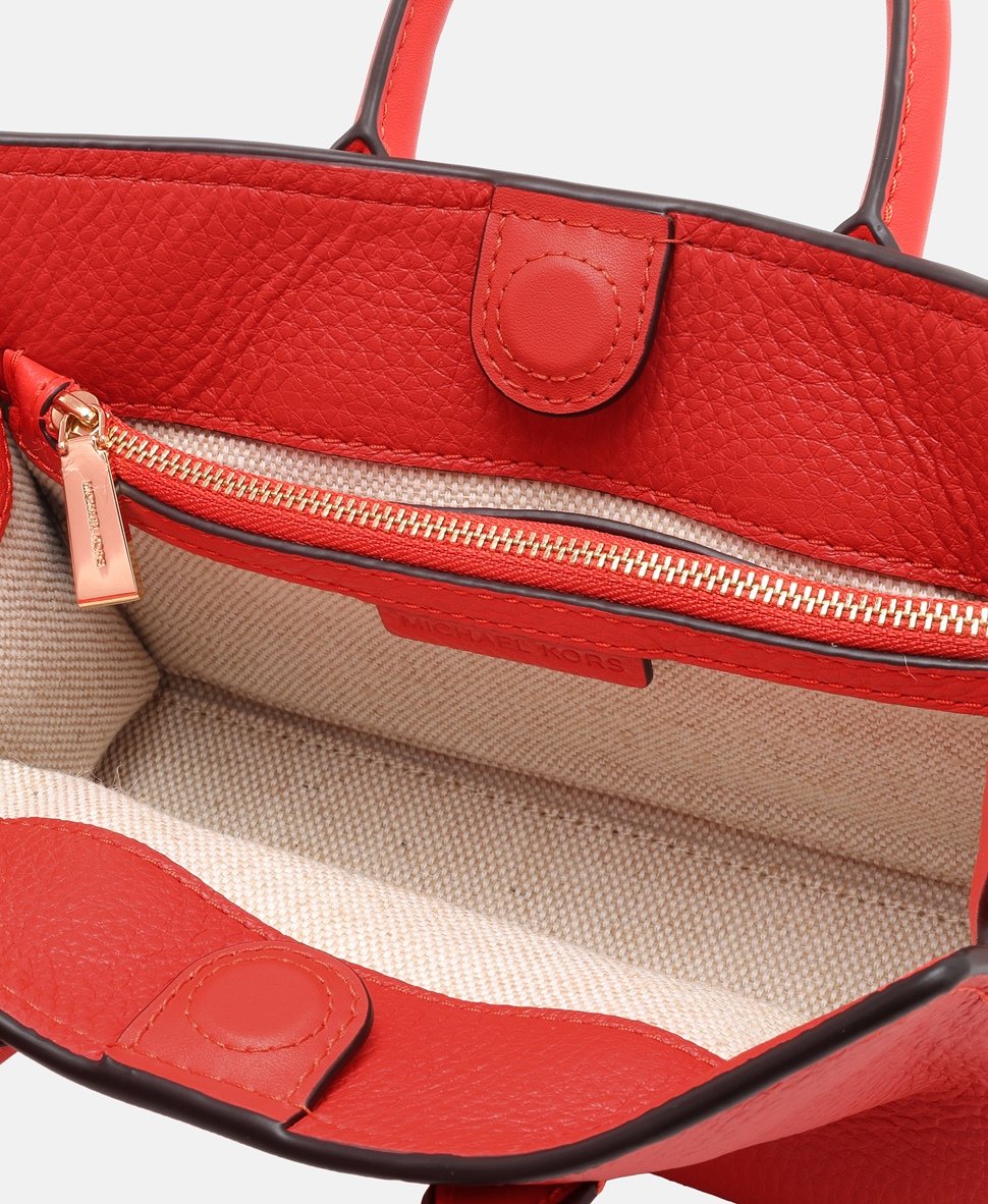 Michael Michael Kors kožená kabelka Červená 3