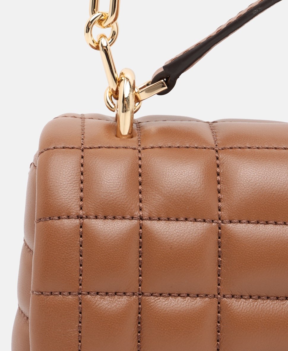 Michael Michael Kors Kožená kabelka přes rameno Camel 2