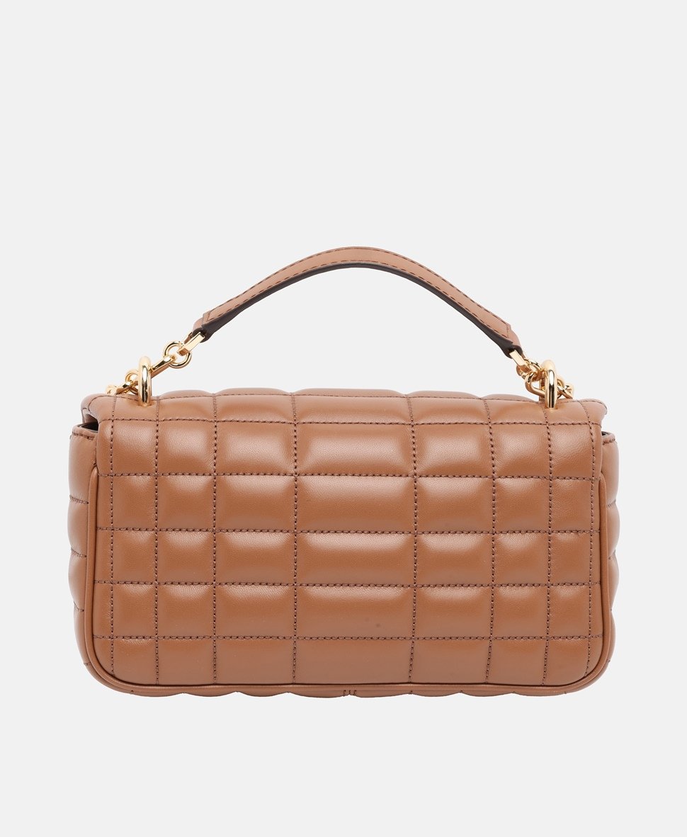 Michael Michael Kors Kožená kabelka přes rameno Camel 4