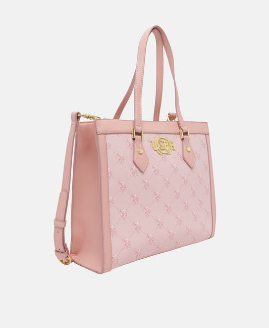 U.S. Polo Assn. kabelka Starorůžová 1