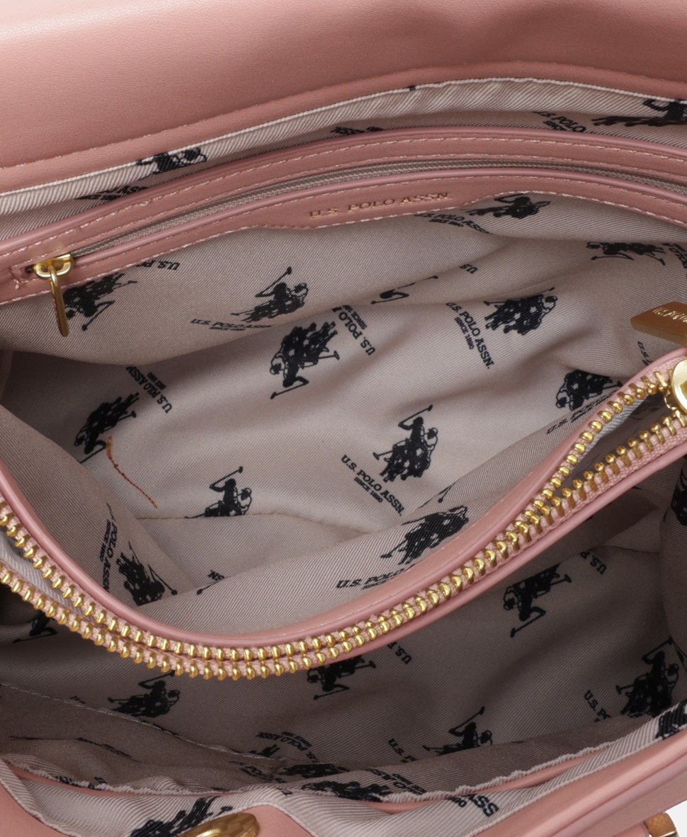 U.S. Polo Assn. kabelka Starorůžová 3