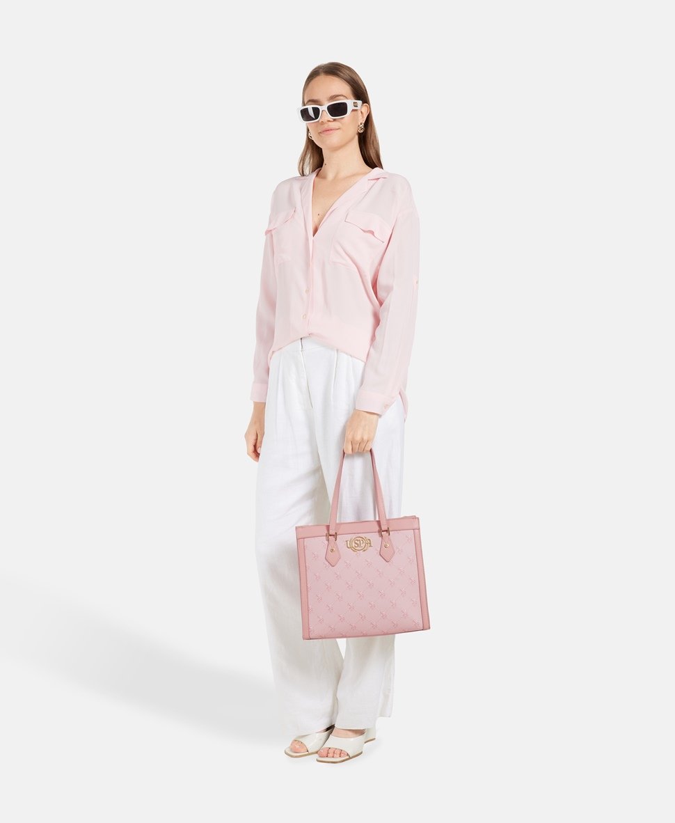U.S. Polo Assn. kabelka Starorůžová 5