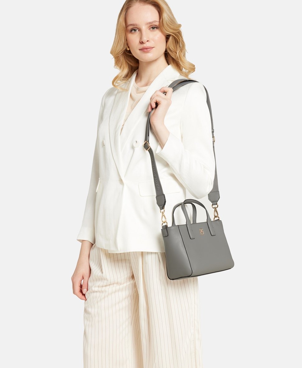 Tommy Hilfiger kabelka tote Šedá 5