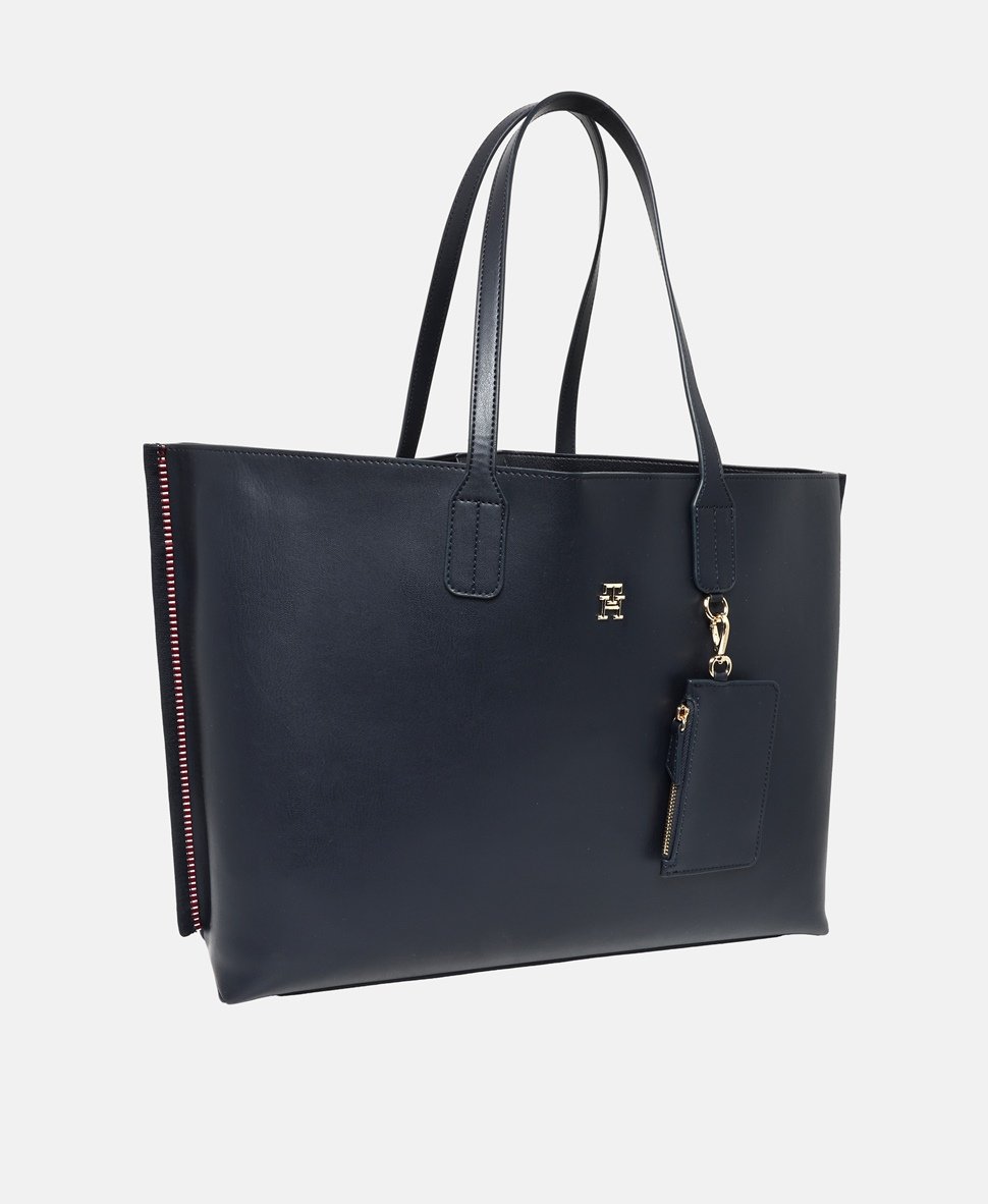 Tommy Hilfiger kabelka tote Tmavě modrá 1