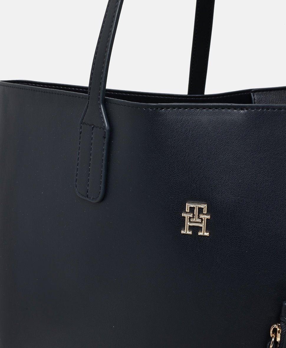Tommy Hilfiger kabelka tote Tmavě modrá 2