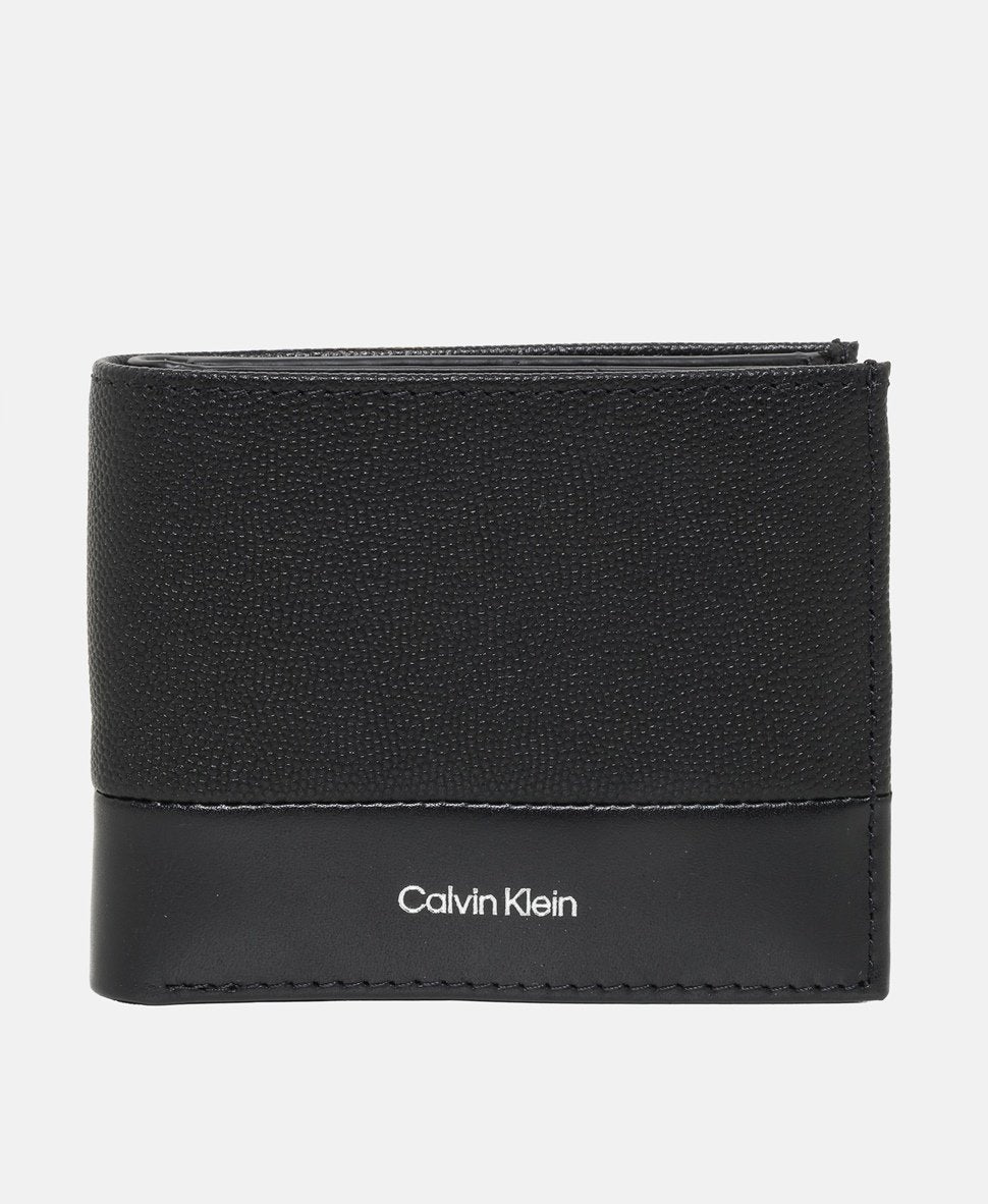 Calvin Klein kožená peněženka Černá 1