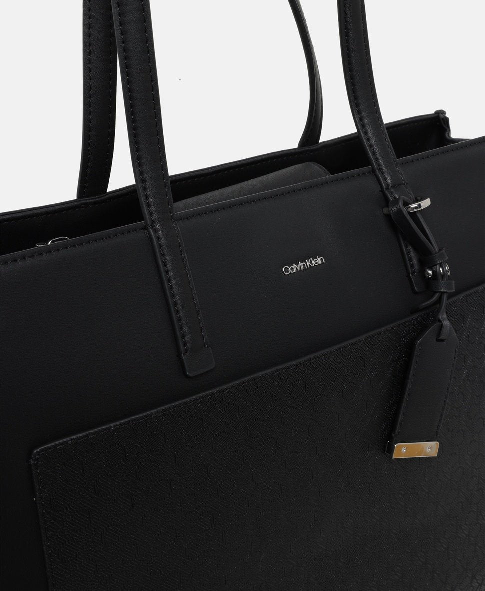 Calvin Klein kabelka shopper Černá 2