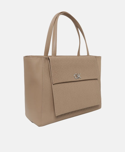 Calvin Klein kabelka shopper Béžová 1