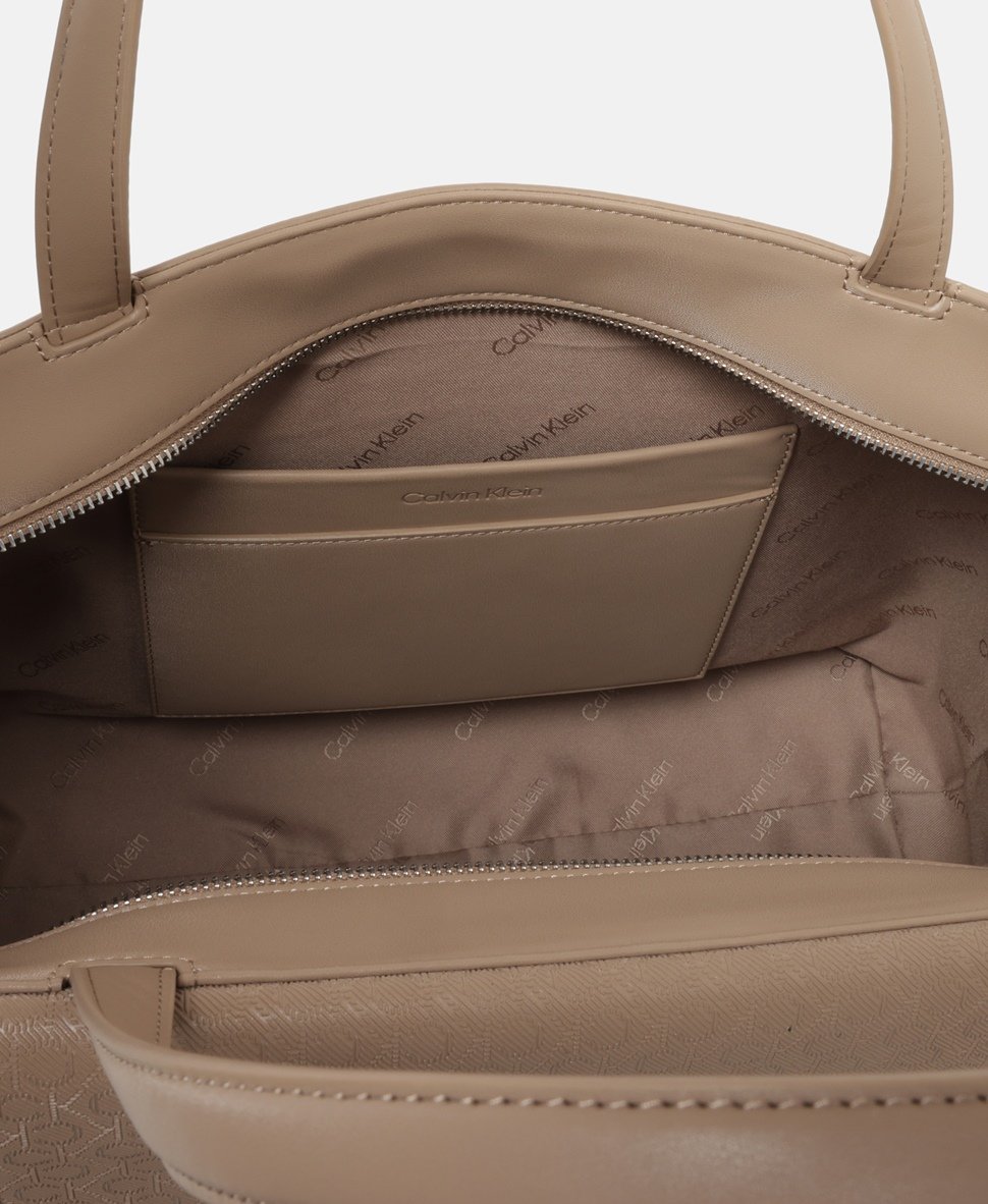 Calvin Klein kabelka shopper Béžová 3