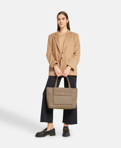 Calvin Klein kabelka shopper Béžová 5