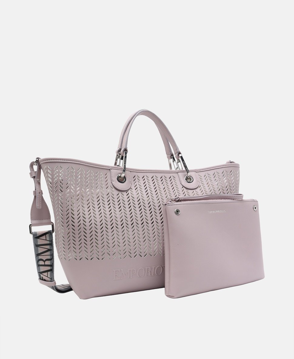 Emporio Armani kabelka shopper Růžová 2