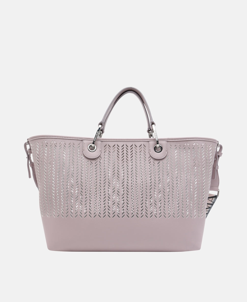 Emporio Armani kabelka shopper Růžová 4