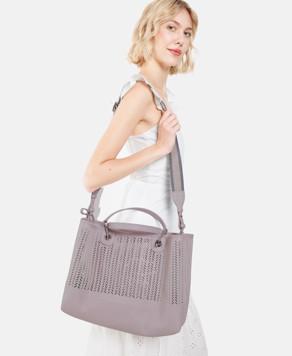 Emporio Armani kabelka shopper Růžová 5