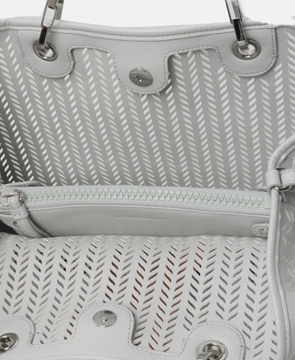 Emporio Armani kabelka shopper Světle modrá 3