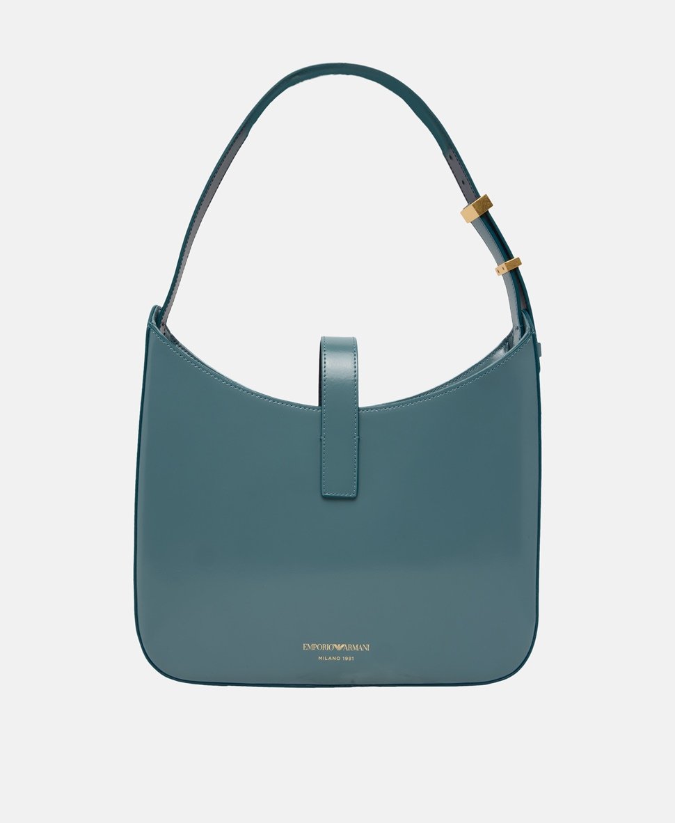 Emporio Armani kabelka přes rameno Petrolejová 4