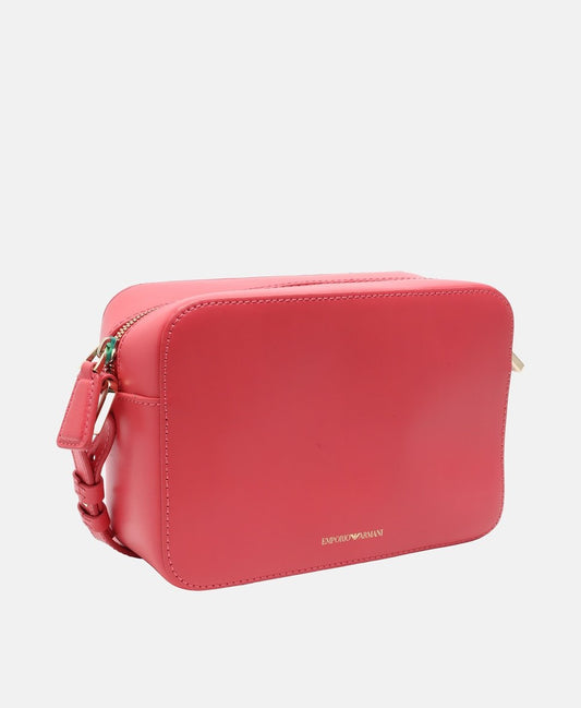 Emporio Armani kožená kabelka Růžová 1