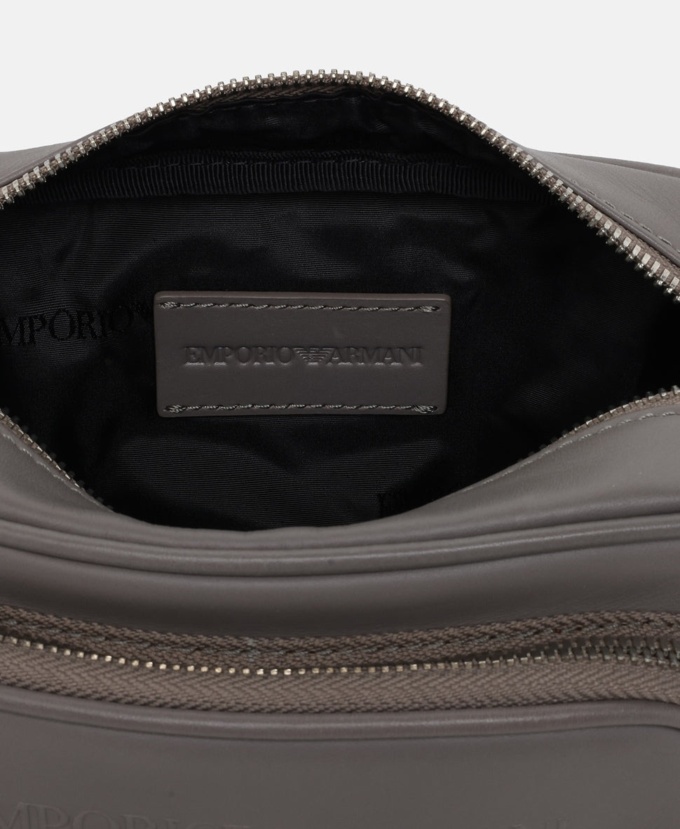 Emporio Armani kabelka přes rameno Šedá 3