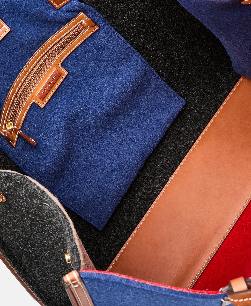 Tory Burch kabelka tote Tmavě modrá 3