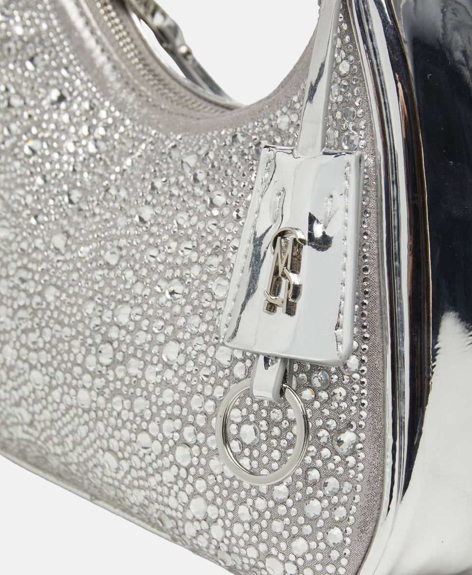 Steve Madden kabelka přes rameno Stříbrná 2