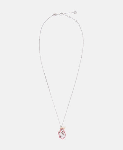 Swarovski řetízek s přívěskem Stříbrná 1
