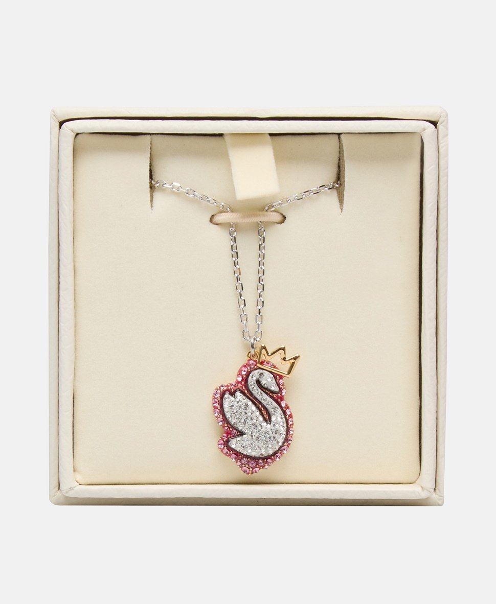 Swarovski řetízek s přívěskem Stříbrná 3