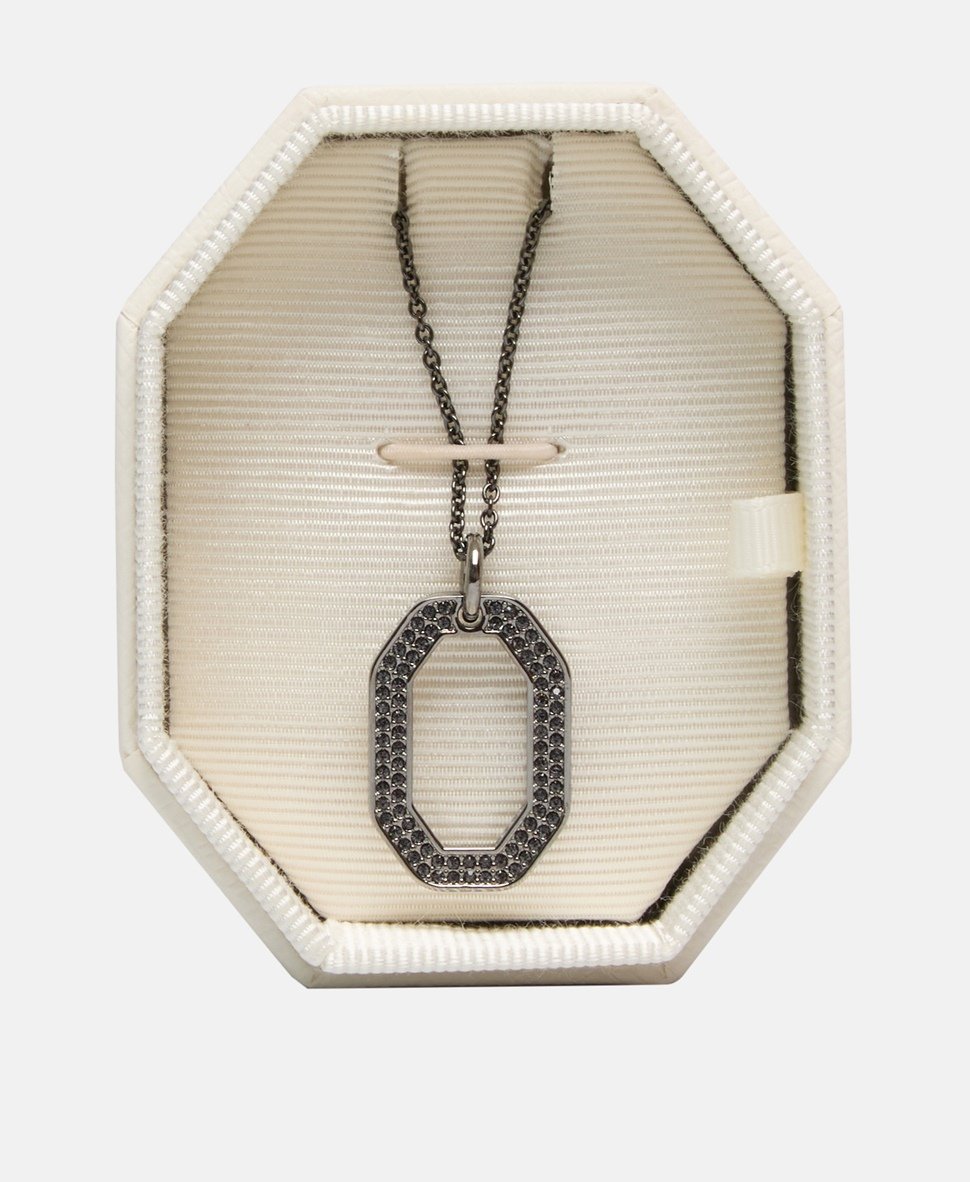 Swarovski řetízek s přívěskem Černá 3
