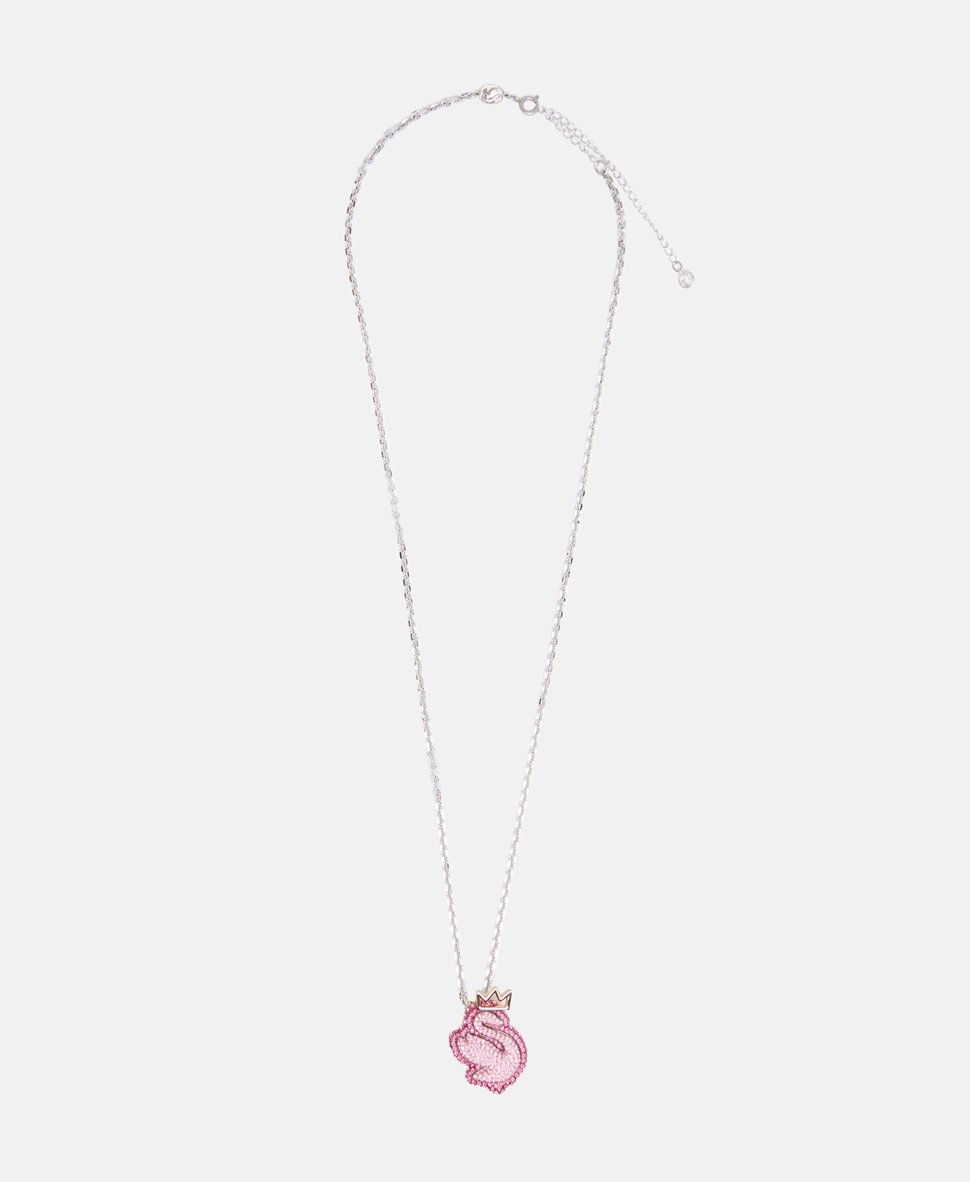 Swarovski řetízek s přívěskem Stříbrná 1
