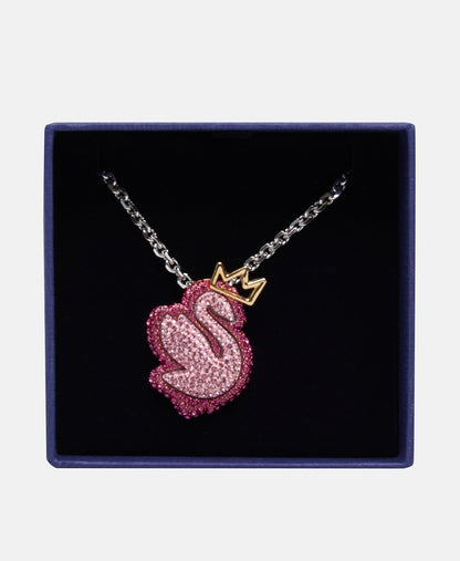 Swarovski řetízek s přívěskem Stříbrná 3